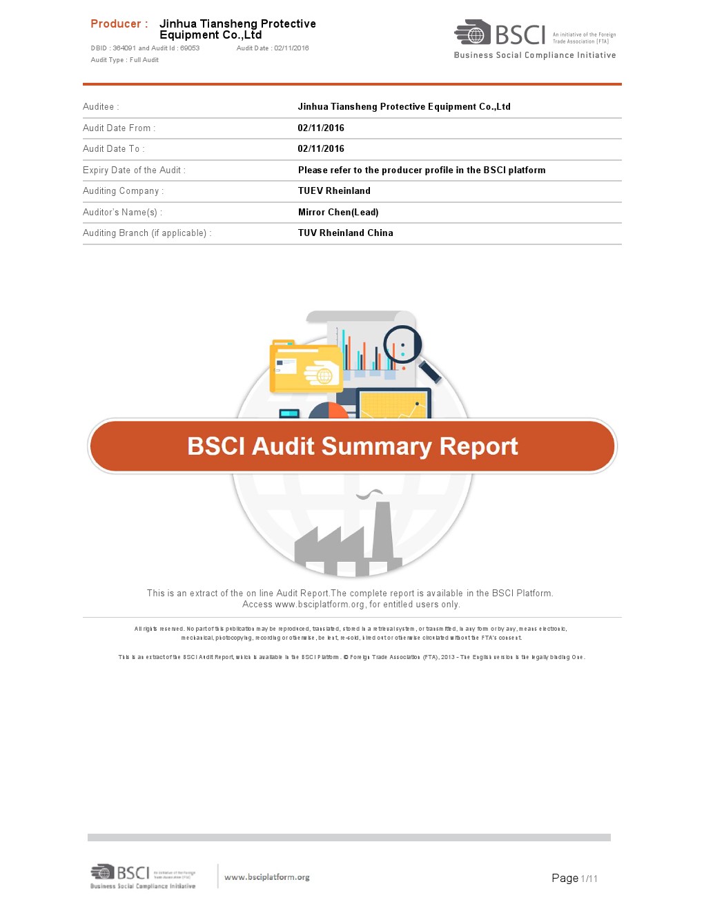 SummaryAuditReport